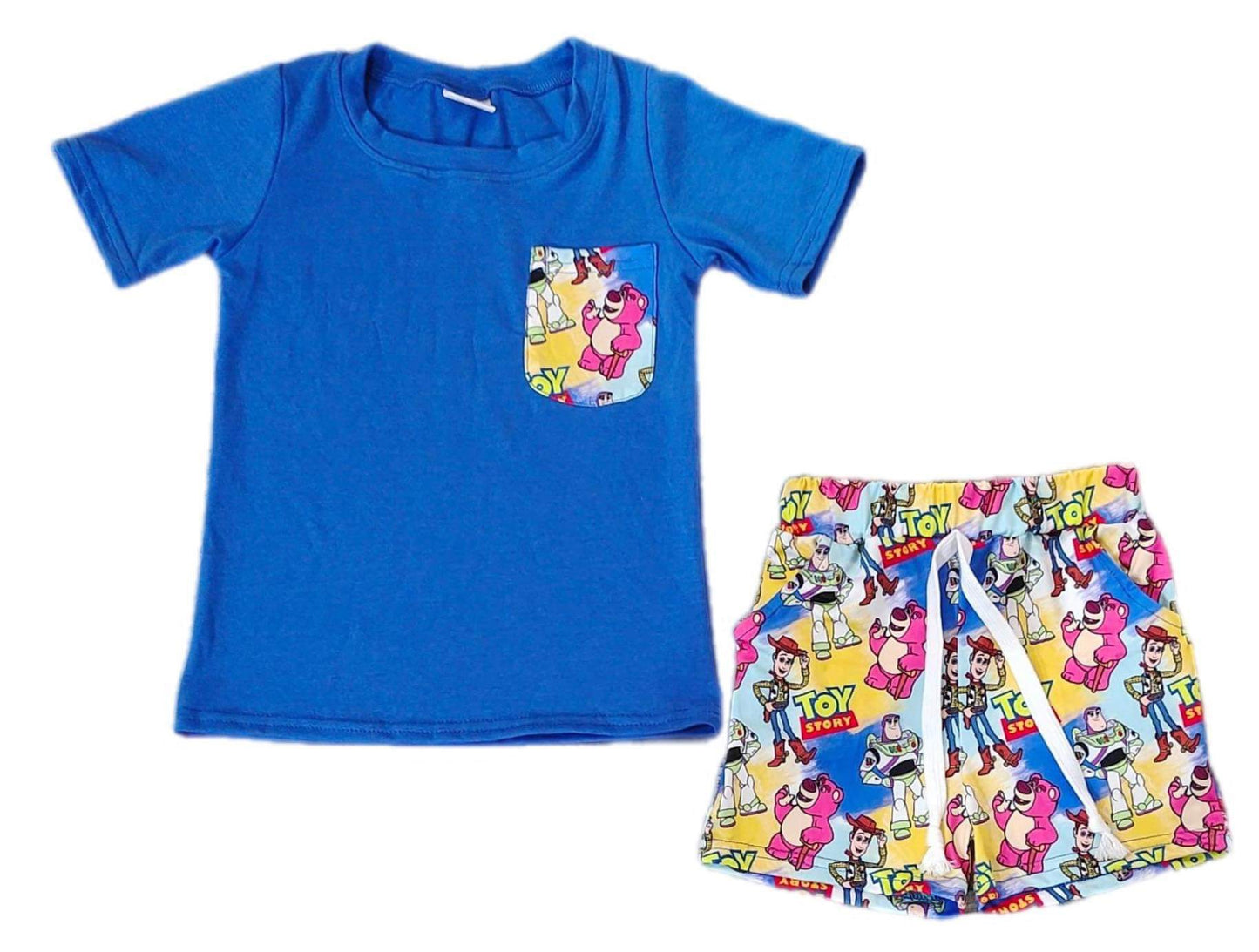 ᴡᴇᴇᴋʟʏ ᴘʀᴇ ᴏʀᴅᴇʀ Toys Shorts Set w/ Pocket Tee