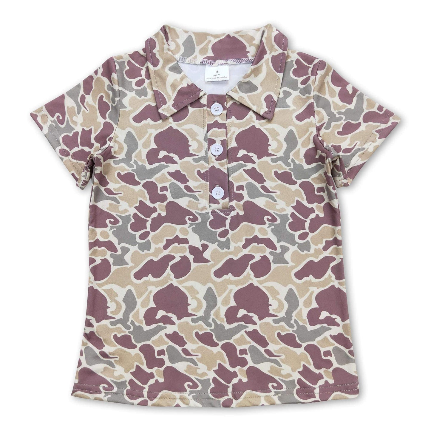 ᴡᴇᴇᴋʟʏ ᴘʀᴇ ᴏʀᴅᴇʀ Camo Polo Shirt