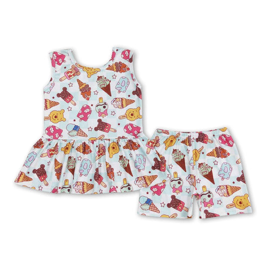 ᴡᴇᴇᴋʟʏ ᴘʀᴇ ᴏʀᴅᴇʀ Magical Snack Friends Shorts Set