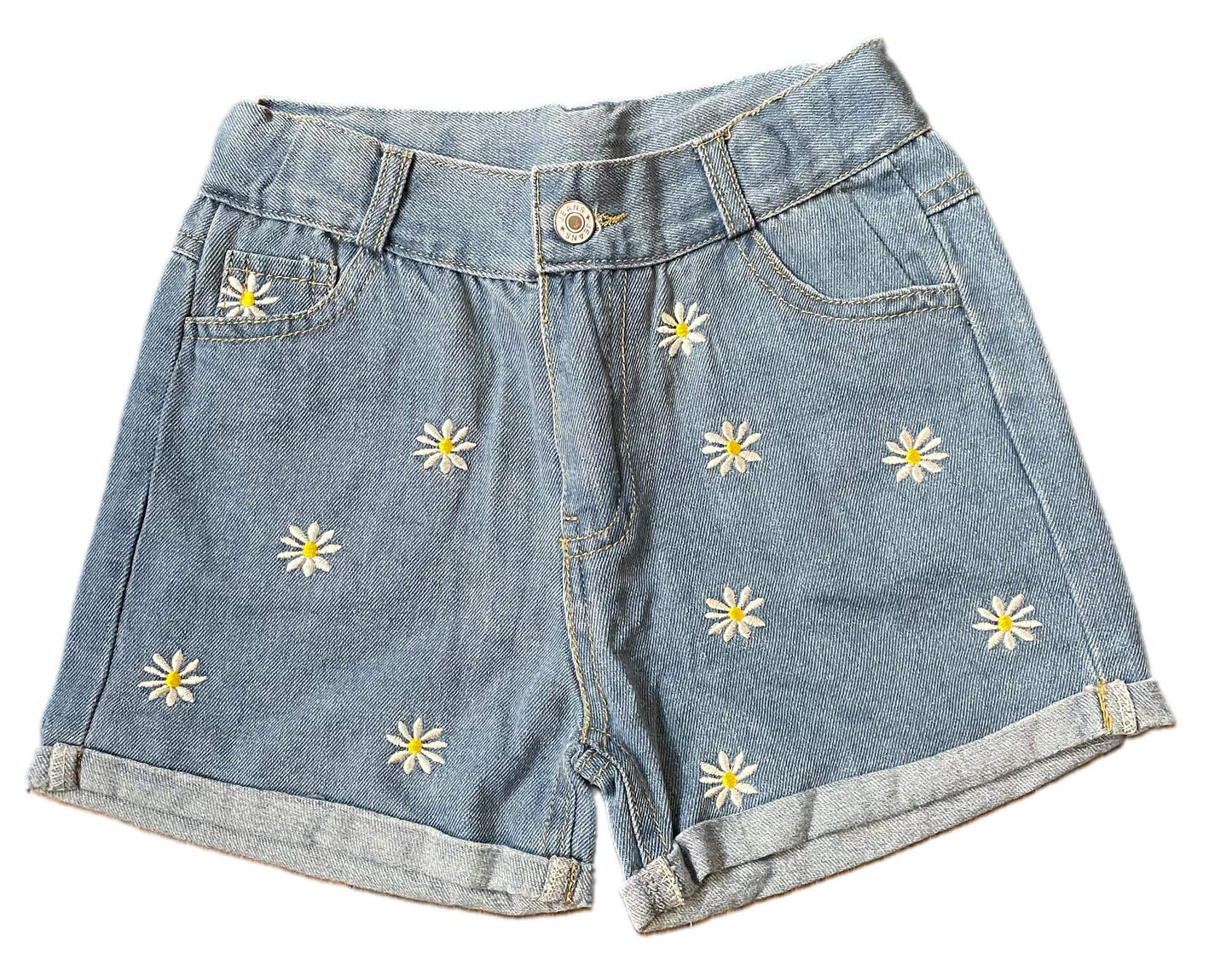 7Y  ʀᴇᴀᴅʏ ᴛᴏ ꜱʜɪᴘ! Daisy Denim Shorts