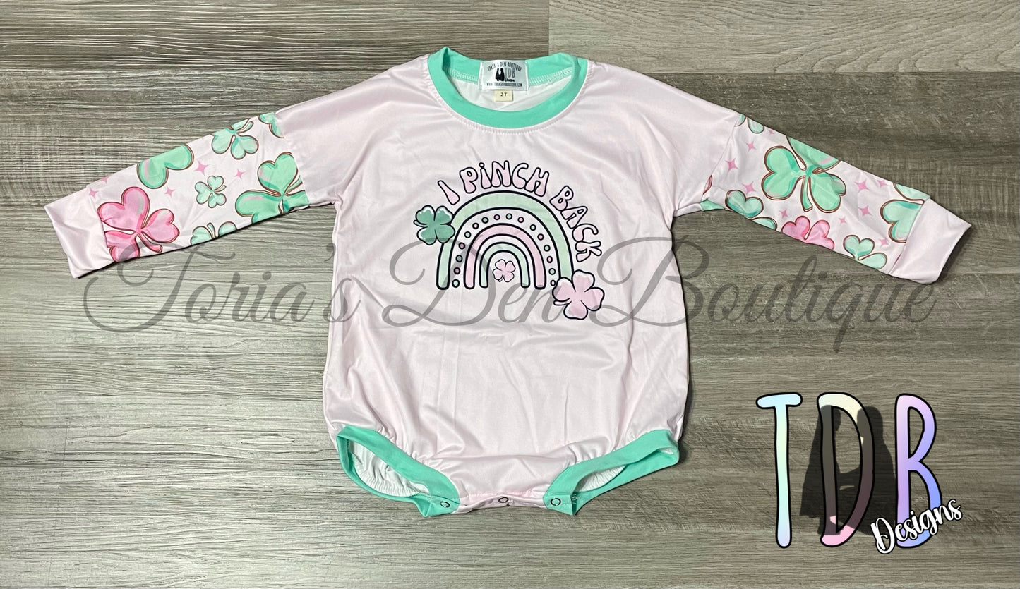 12-18mo 2T 3T  ʀᴇᴀᴅʏ ᴛᴏ ꜱʜɪᴘ! I Pinch Back Bubble Romper: A TDB Exclusive