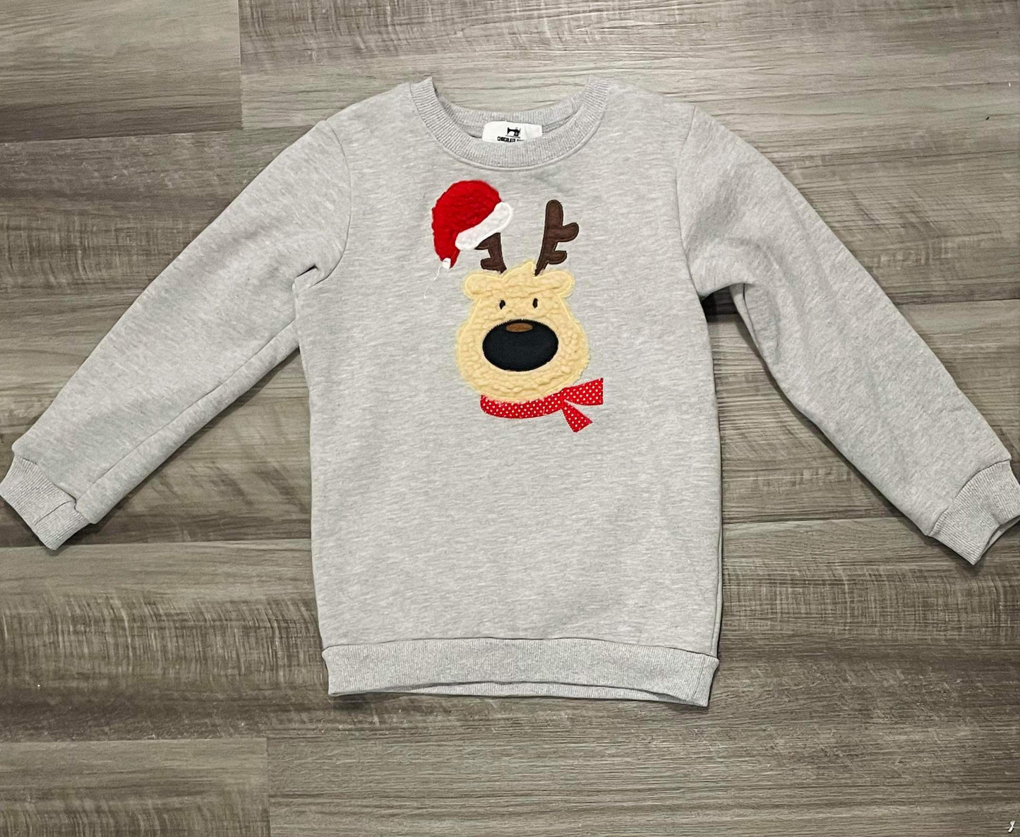 6-7T Christmas Fluffy Reindeer Sweatshirt ʀᴇᴀᴅʏ ᴛᴏ ꜱʜɪᴘ!