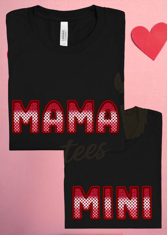 Custom Word/Name Faux Embroidery Customized Tee💥 DLTPO *put name(s) in note box!*