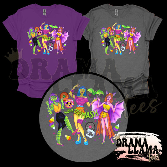 Monster Mash Girls Adult Tee