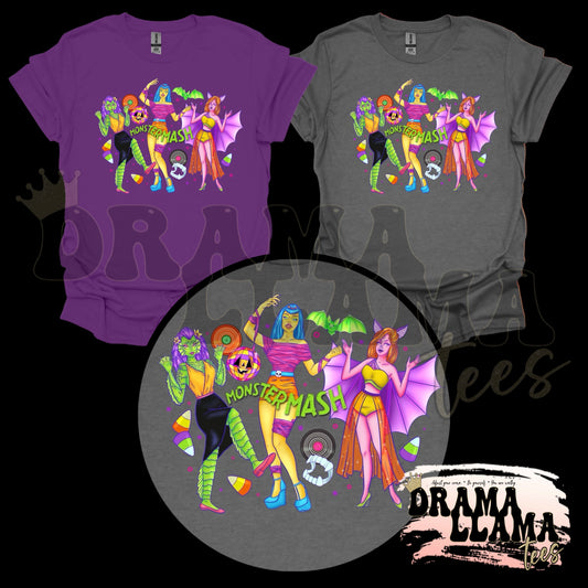 Monster Mash Girls Youth Tee *multiple color options available*