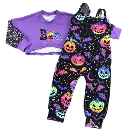ᴡᴇᴇᴋʟʏ ᴘʀᴇ ᴏʀᴅᴇʀ Halloween Boo Top & Jumper Set