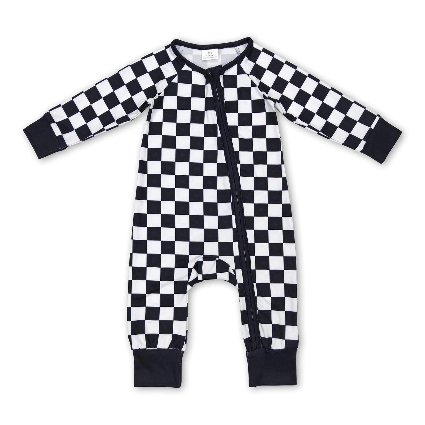 ᴡᴇᴇᴋʟʏ ᴘʀᴇ ᴏʀᴅᴇʀ Black and White Checkered Zippie