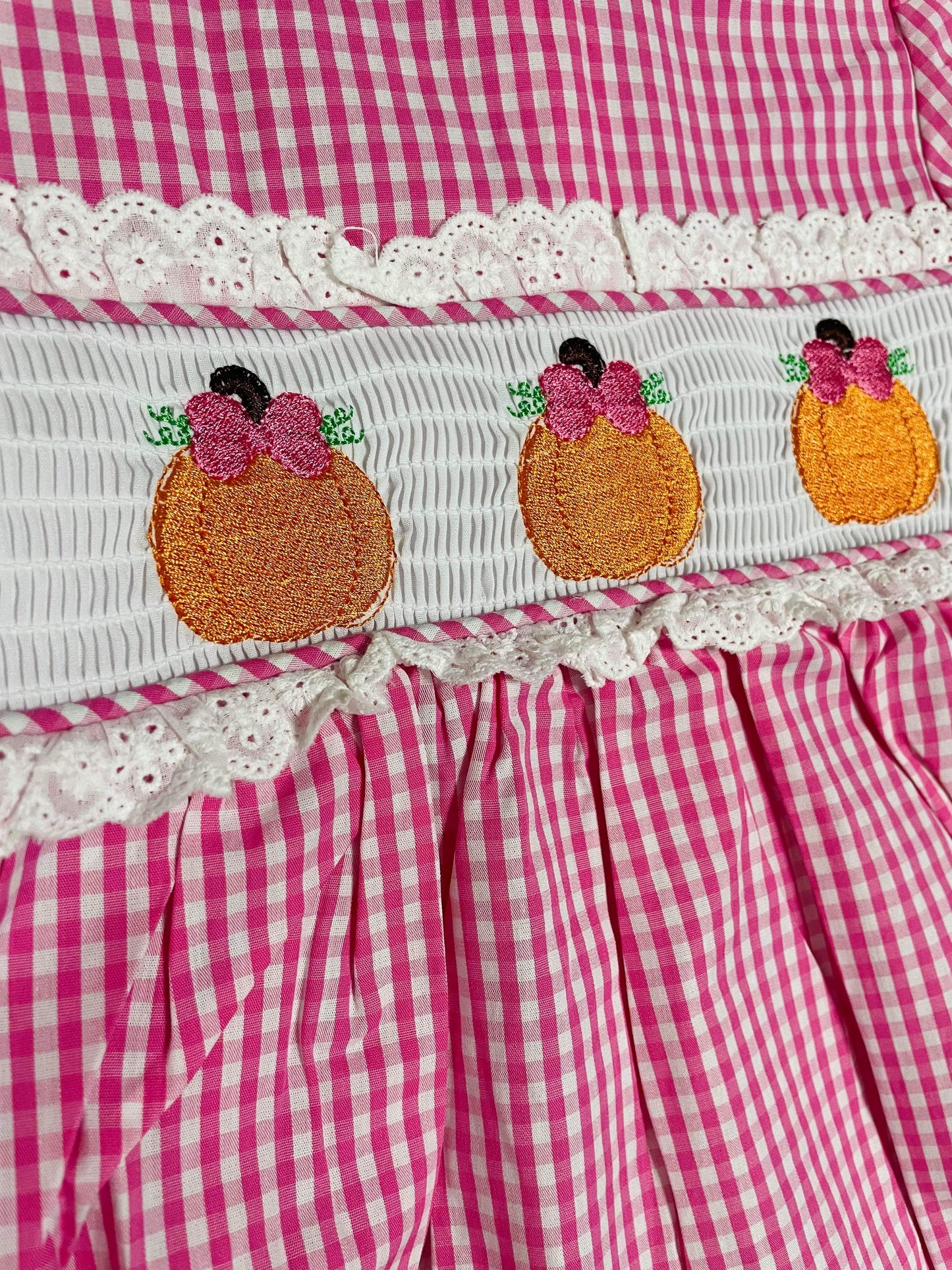 5T 6T 7T  ʀᴇᴀᴅʏ ᴛᴏ ꜱʜɪᴘ! Smocked Pumpkin Dress