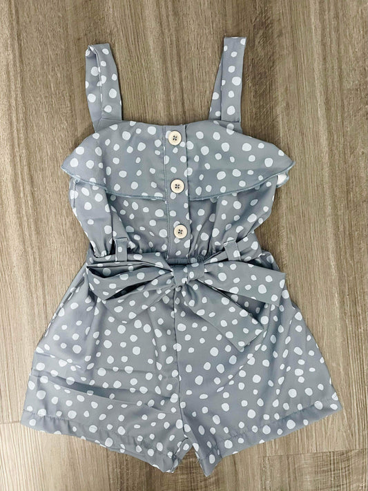 2T and 8T! ʀᴇᴀᴅʏ ᴛᴏ ꜱʜɪᴘ! Kids Polka Dot Tie Waist Jumper