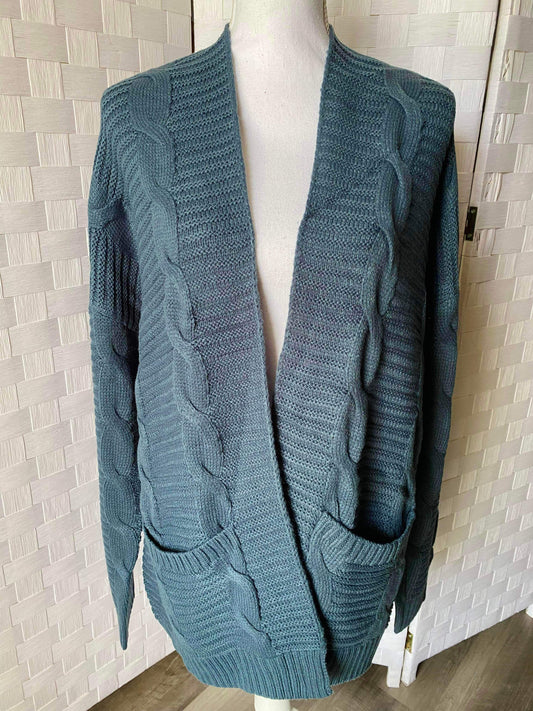 LARGE ʀᴇᴀᴅʏ ᴛᴏ ꜱʜɪᴘ! Women's Cardigan (Blue)