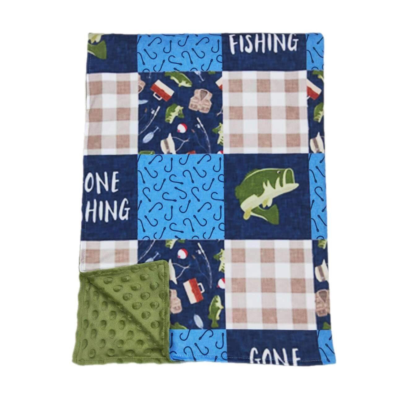 ᴡᴇᴇᴋʟʏ ᴘʀᴇ ᴏʀᴅᴇʀ Blanket- Gone Fishing 30x40"