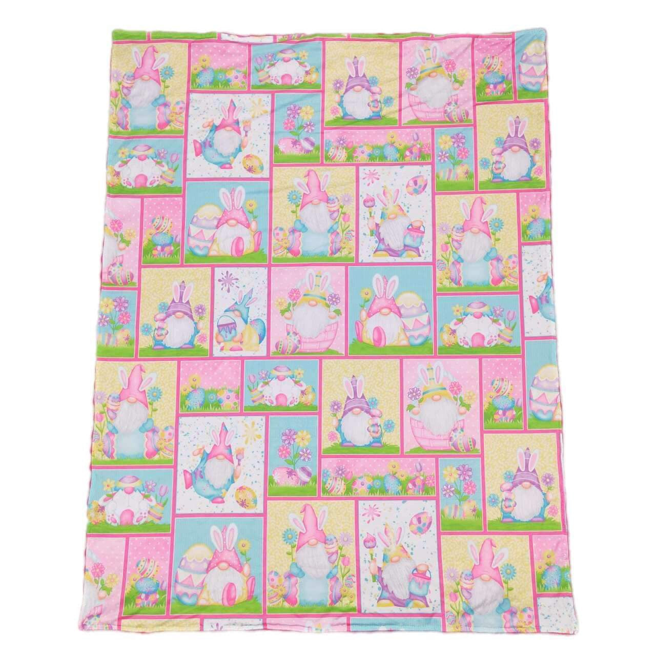 ᴡᴇᴇᴋʟʏ ᴘʀᴇ ᴏʀᴅᴇʀ Blanket- Easter Gnome 30x40"