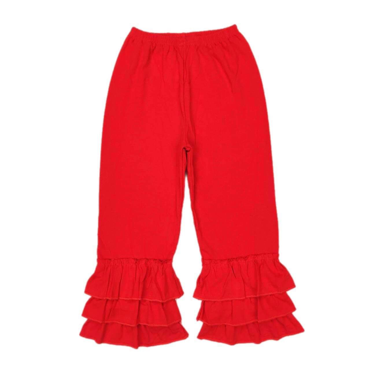 ᴡᴇᴇᴋʟʏ ᴘʀᴇ ᴏʀᴅᴇʀ Ruffle Pants (Bright Red)