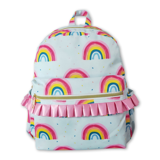 ᴡᴇᴇᴋʟʏ ᴘʀᴇ ᴏʀᴅᴇʀ Backpack- Rainbow Ruffle