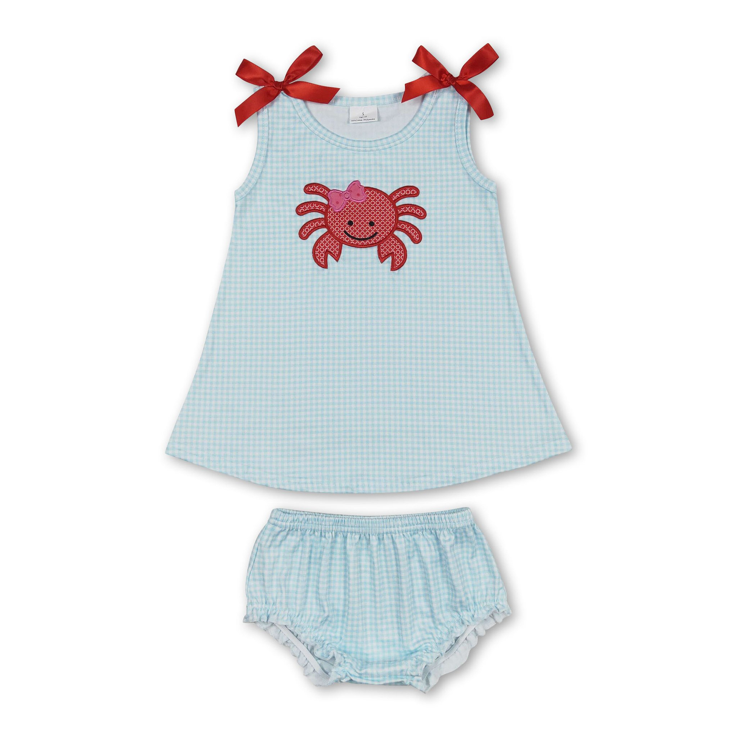 ᴡᴇᴇᴋʟʏ ᴘʀᴇ ᴏʀᴅᴇʀ Embroidered Crab Bummies Set