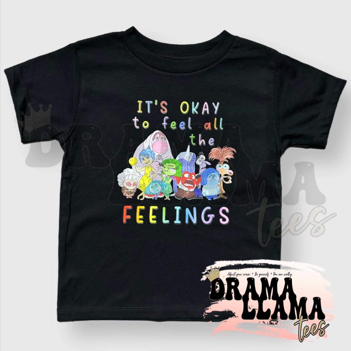 Youth Small 6-8  Feel All the Feelings Tee: Ready to Ship