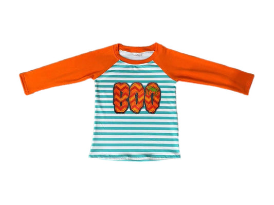 ᴡᴇᴇᴋʟʏ ᴘʀᴇ ᴏʀᴅᴇʀ Halloween Embroidered Boo Tee