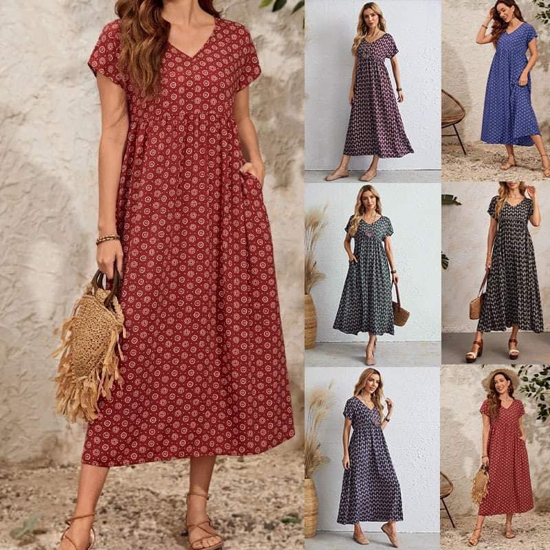 ᴡᴇᴇᴋʟʏ ᴘʀᴇ ᴏʀᴅᴇʀ Women's Ultra Flowy Dress (6 Color Options)