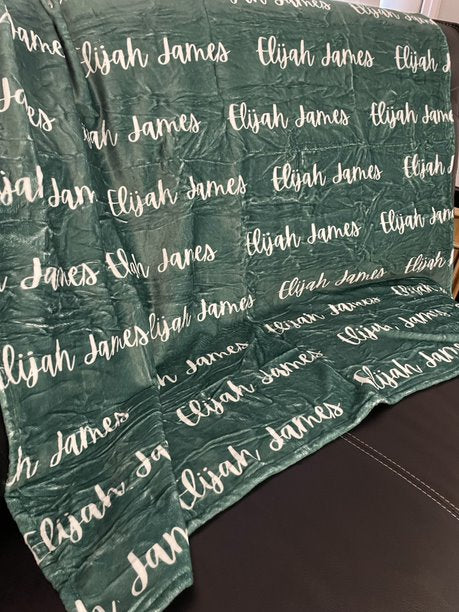 Name Blankets: Jade