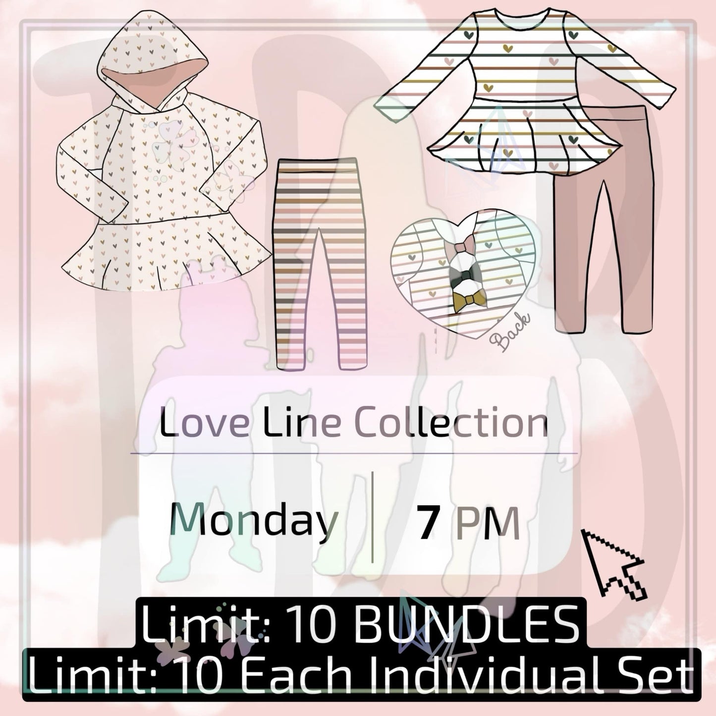 *2 Bow Back Sets Left Only!* Love Line Collection: TDB's End of Year Limited Sale | Limit 10 Each Set!