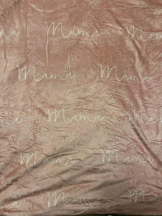Name Blankets: Mauve