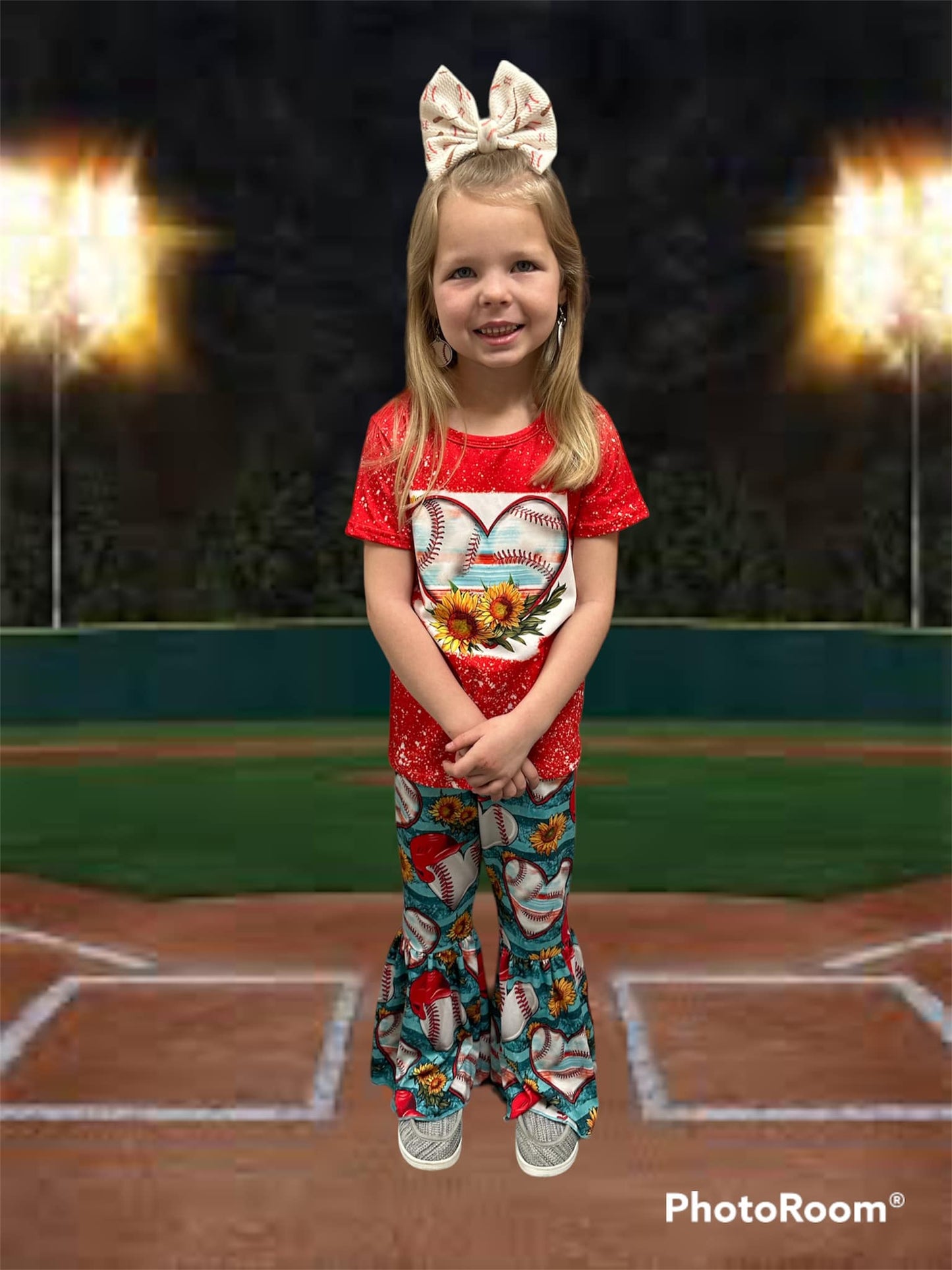 ᴡᴇᴇᴋʟʏ ᴘʀᴇ ᴏʀᴅᴇʀ Sunflowers and Baseball Set