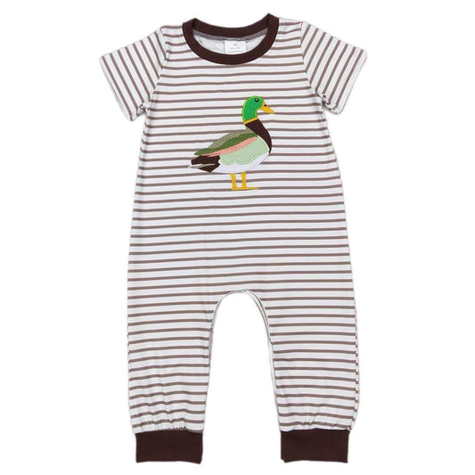 ᴡᴇᴇᴋʟʏ ᴘʀᴇ ᴏʀᴅᴇʀ Embroidered Duck Romper