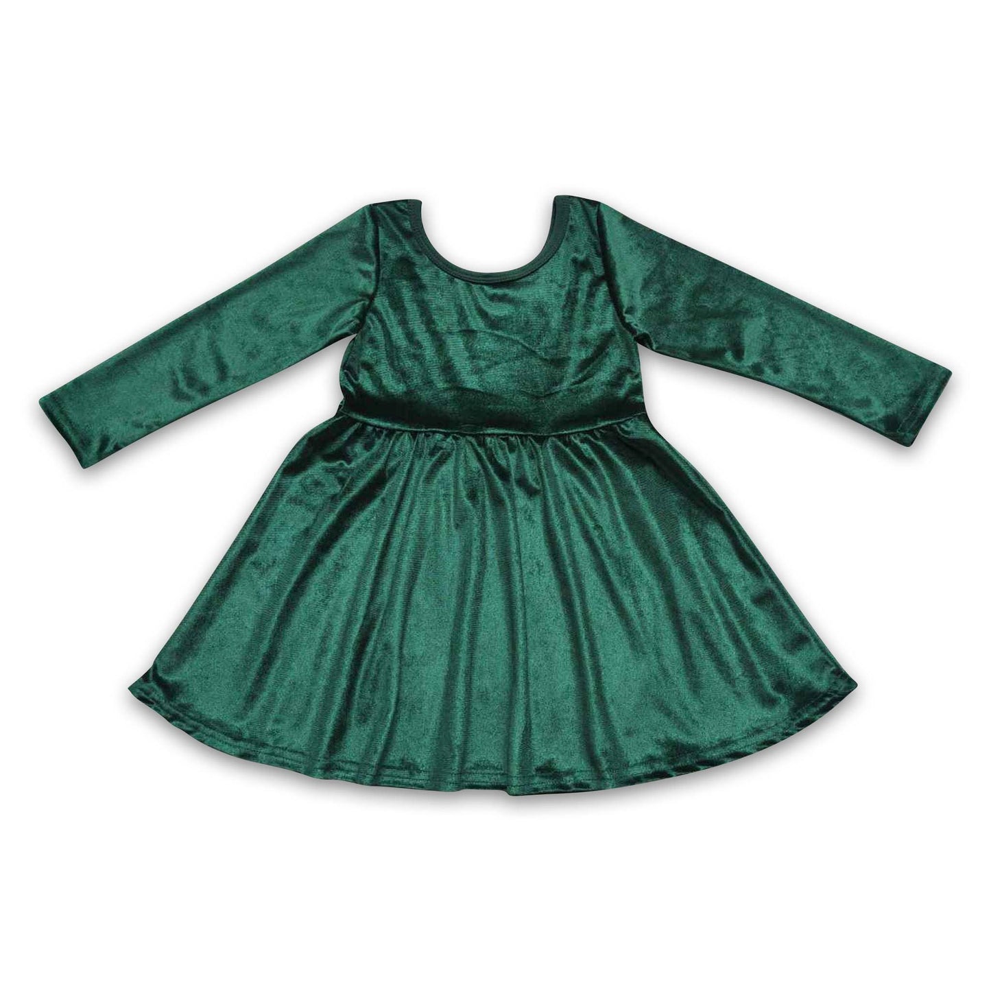 ᴡᴇᴇᴋʟʏ ᴘʀᴇ ᴏʀᴅᴇʀ Green Velvet Dress