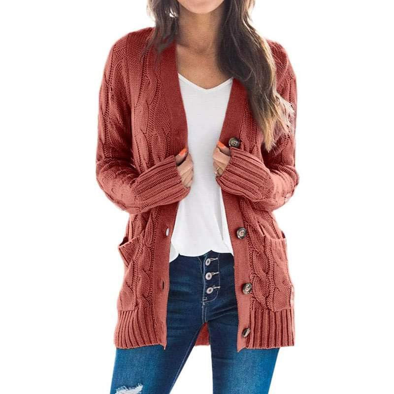 ᴡᴇᴇᴋʟʏ ᴘʀᴇ ᴏʀᴅᴇʀ Women's Button Cardigan