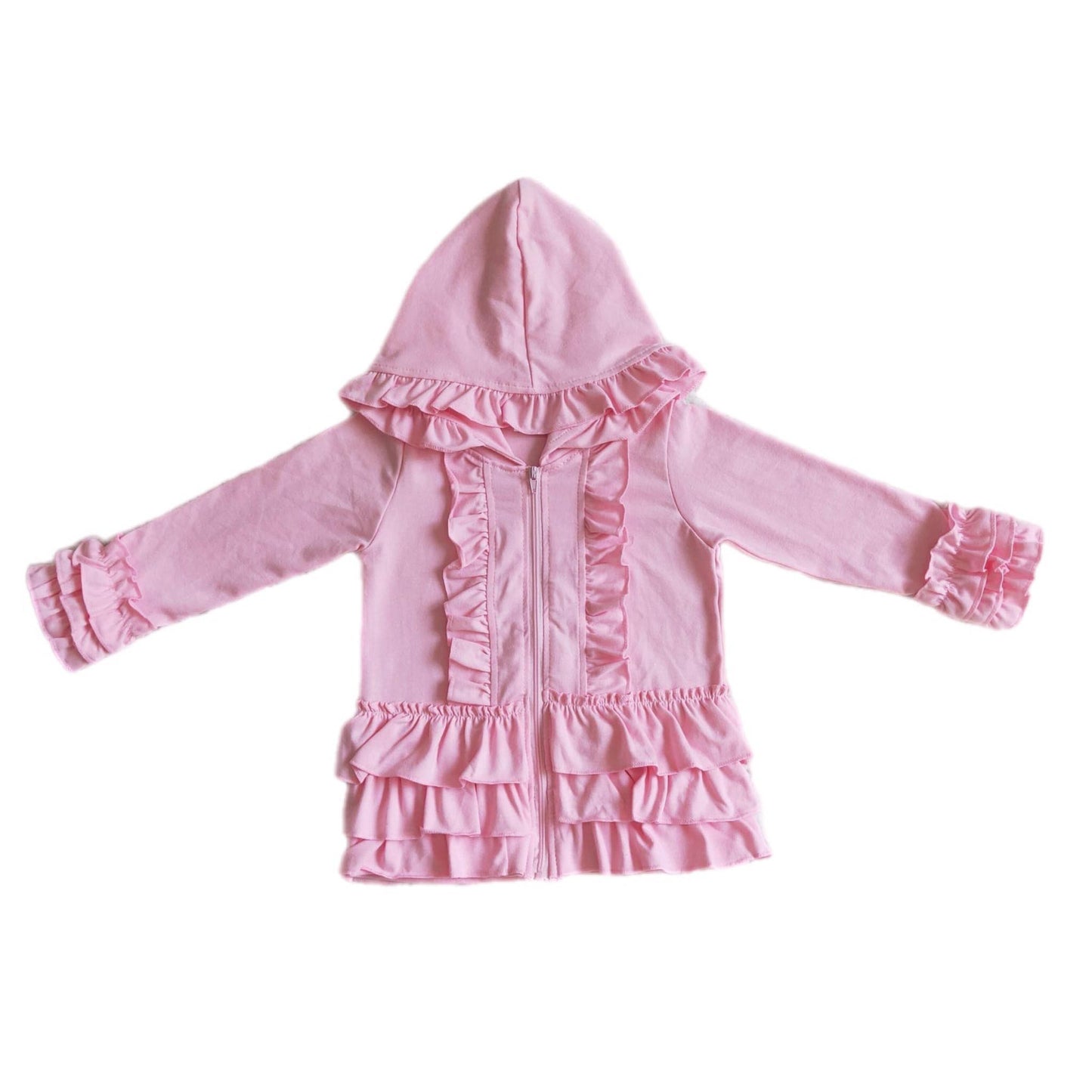 ᴡᴇᴇᴋʟʏ ᴘʀᴇ ᴏʀᴅᴇʀ Bubblegum Ruffle Zip Up