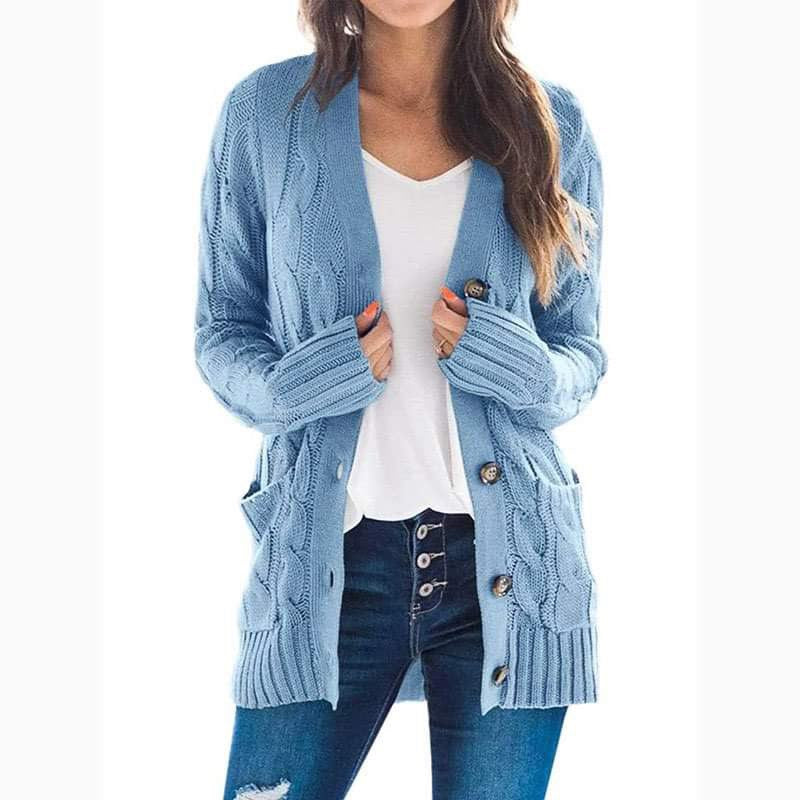 ᴡᴇᴇᴋʟʏ ᴘʀᴇ ᴏʀᴅᴇʀ Women's Button Cardigan