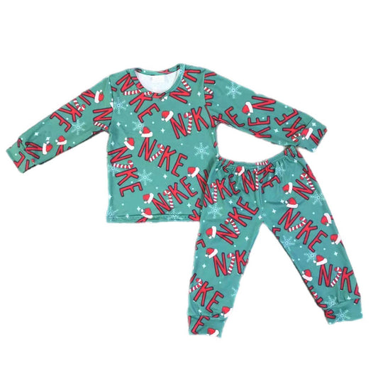 ᴡᴇᴇᴋʟʏ ᴘʀᴇ ᴏʀᴅᴇʀ Christmas Bamboo Swoosh Pajamas