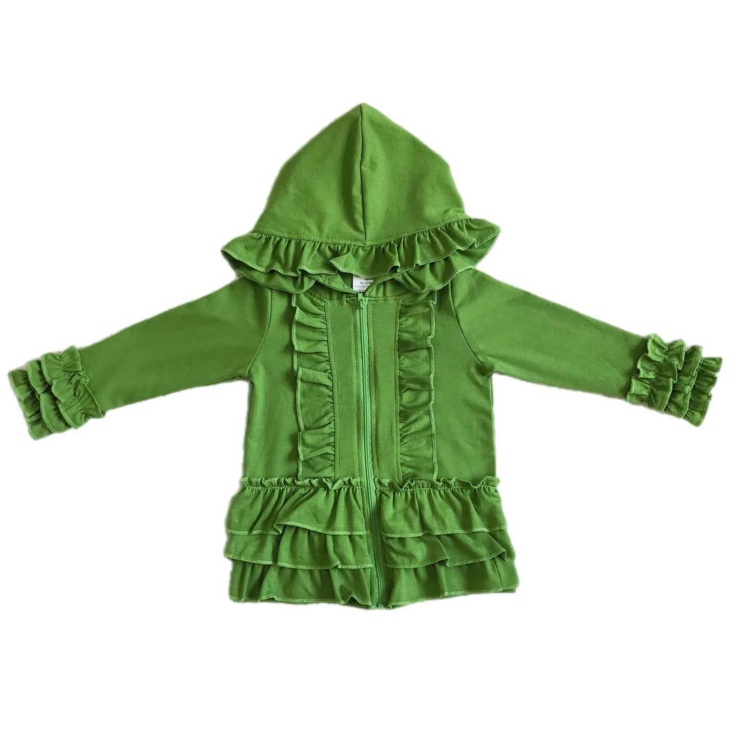 ᴡᴇᴇᴋʟʏ ᴘʀᴇ ᴏʀᴅᴇʀ Jacket- Green Ruffle