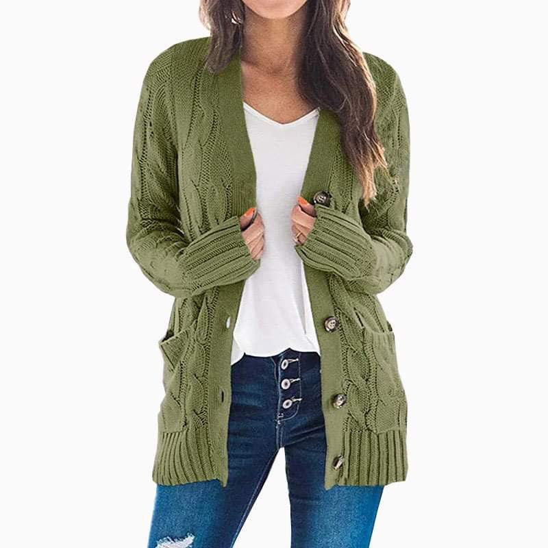 ᴡᴇᴇᴋʟʏ ᴘʀᴇ ᴏʀᴅᴇʀ Women's Button Cardigan