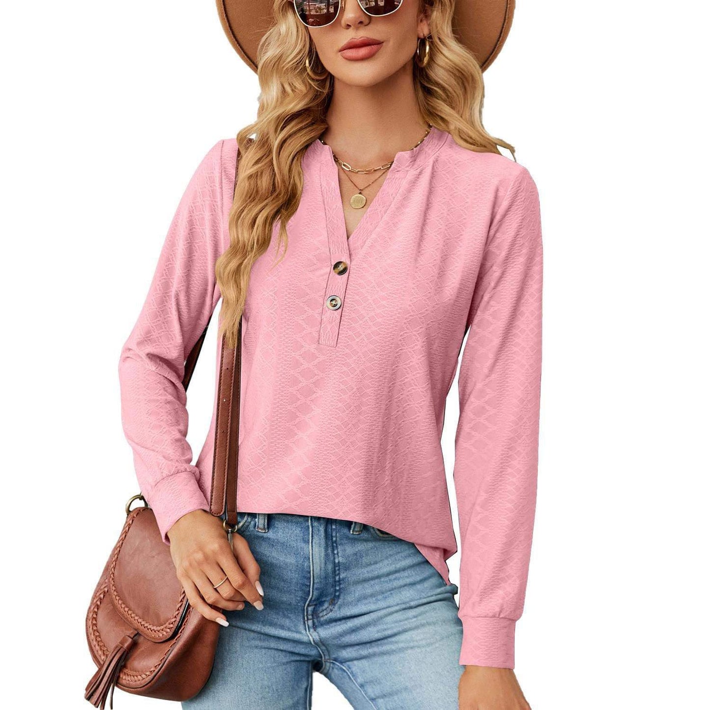 ᴡᴇᴇᴋʟʏ ᴘʀᴇ ᴏʀᴅᴇʀ Women's Quarter Button Up Top