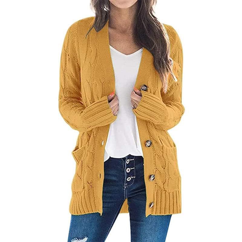 ᴡᴇᴇᴋʟʏ ᴘʀᴇ ᴏʀᴅᴇʀ Women's Button Cardigan