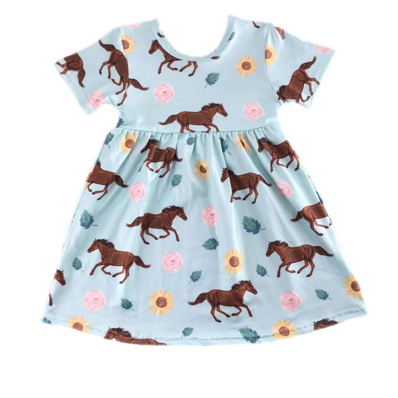 ᴡᴇᴇᴋʟʏ ᴘʀᴇ ᴏʀᴅᴇʀ Floral Horse Dress