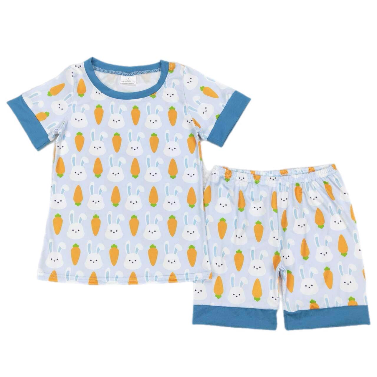 ᴡᴇᴇᴋʟʏ ᴘʀᴇ ᴏʀᴅᴇʀ Easter Bunnies and Carrots Shorts Lounge Set