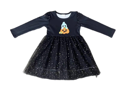 ᴡᴇᴇᴋʟʏ ᴘʀᴇ ᴏʀᴅᴇʀ Halloween Ghost Pumpkin Dress