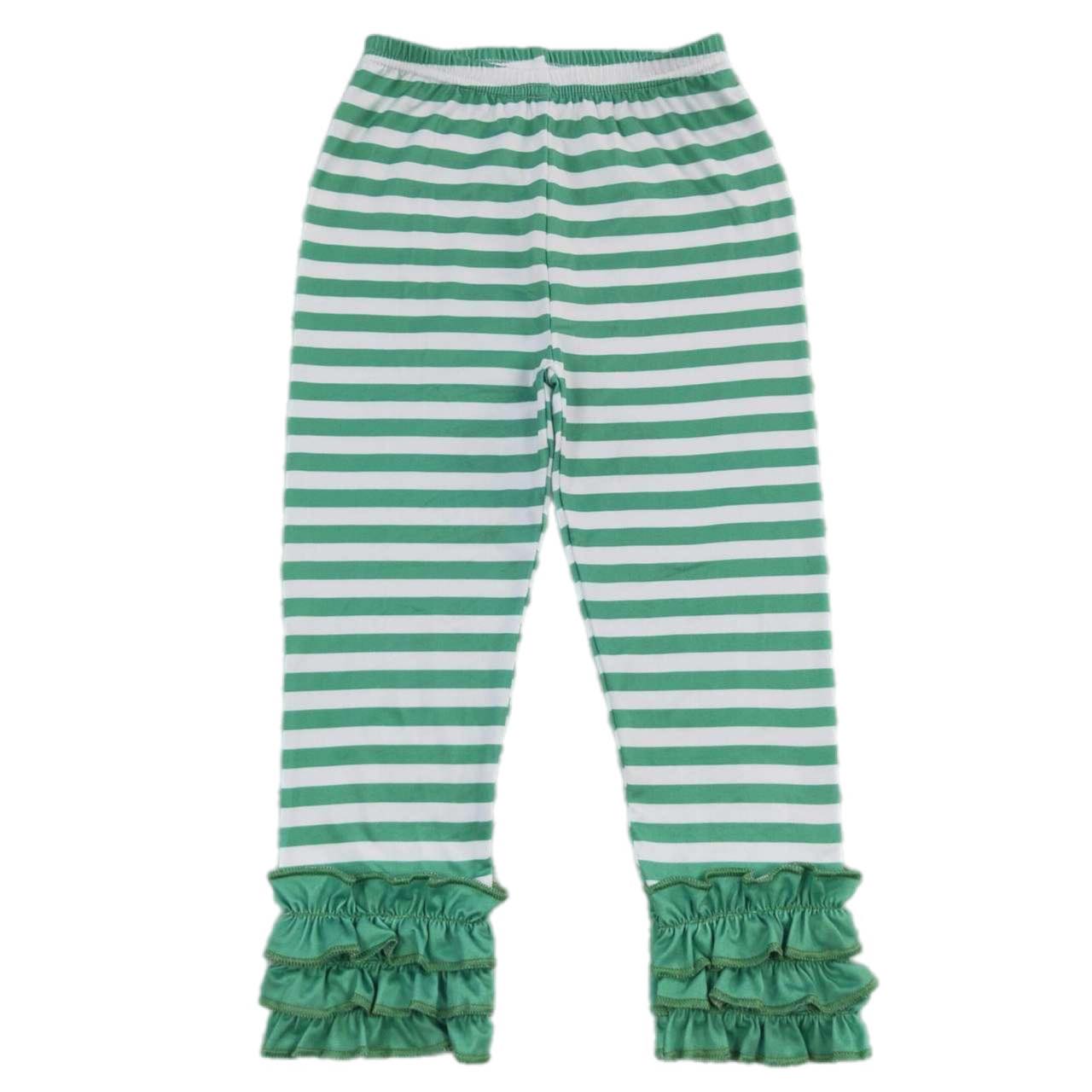 ᴡᴇᴇᴋʟʏ ᴘʀᴇ ᴏʀᴅᴇʀ Ruffle Green Striped Pants