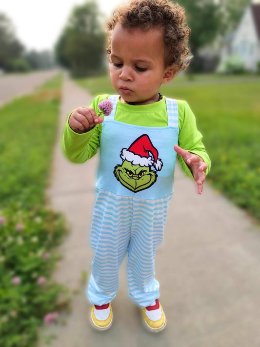 ᴡᴇᴇᴋʟʏ ᴘʀᴇ ᴏʀᴅᴇʀ Christmas Mean Green Overall Set