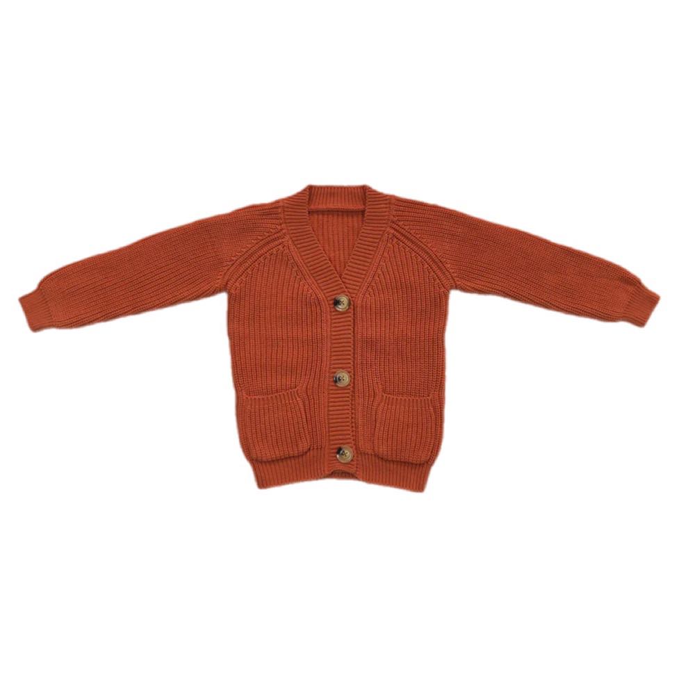 ᴡᴇᴇᴋʟʏ ᴘʀᴇ ᴏʀᴅᴇʀ Sweater- Cinnamon Button Up