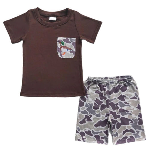 ᴡᴇᴇᴋʟʏ ᴘʀᴇ ᴏʀᴅᴇʀ Camo Duck Shorts Set