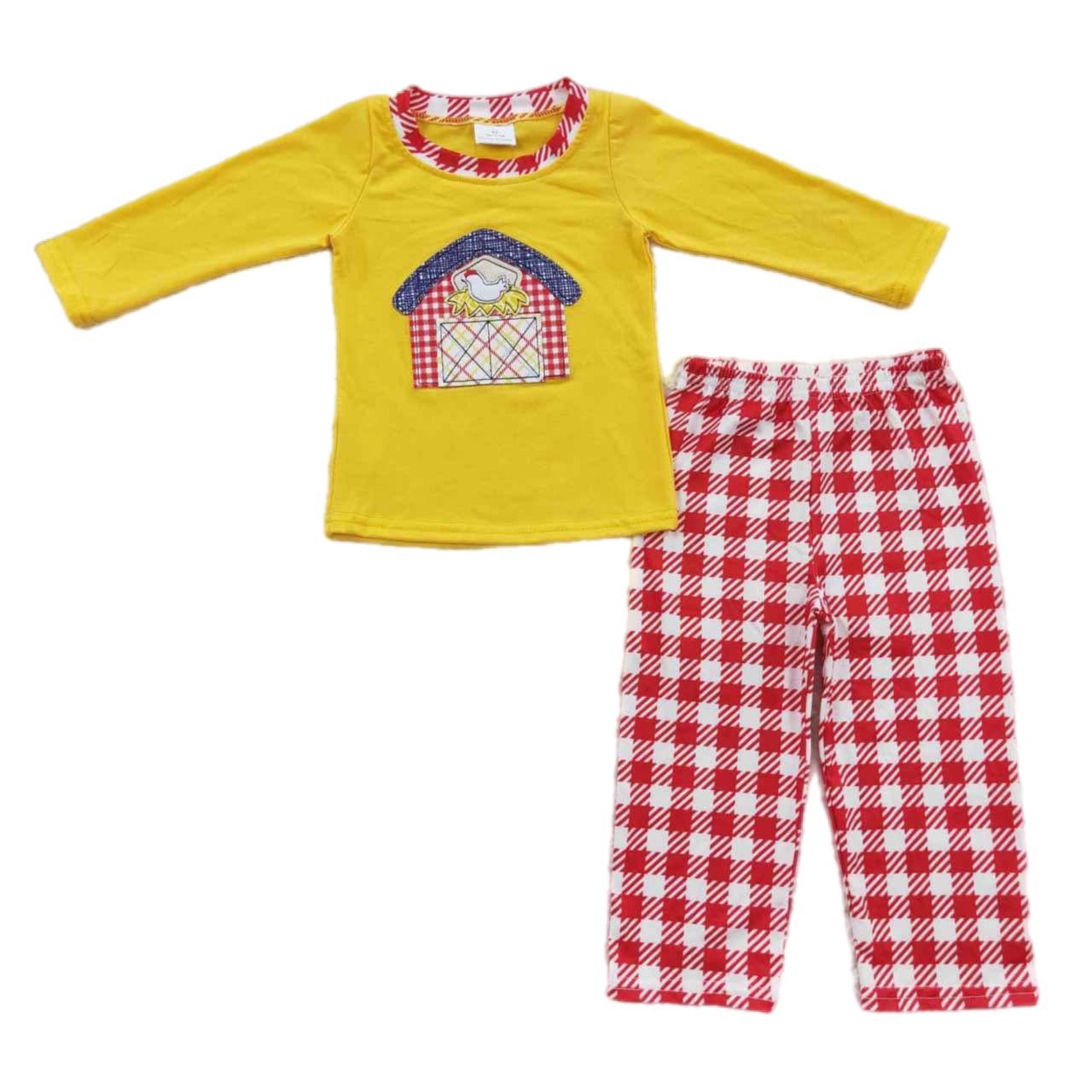 ᴡᴇᴇᴋʟʏ ᴘʀᴇ ᴏʀᴅᴇʀ Embroidered Barn Pants Set