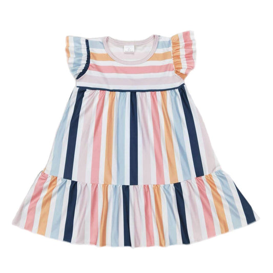 ᴡᴇᴇᴋʟʏ ᴘʀᴇ ᴏʀᴅᴇʀ Sunset Stripes Dress