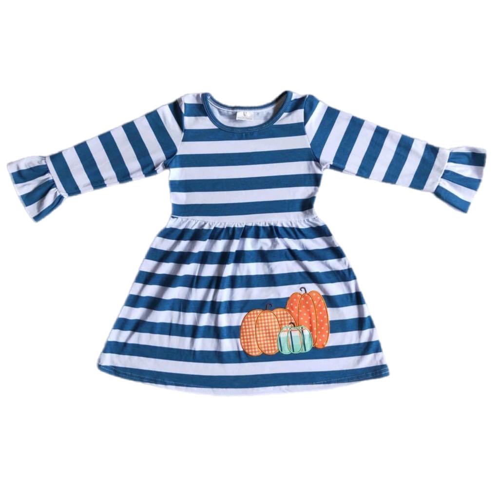 ᴡᴇᴇᴋʟʏ ᴘʀᴇ ᴏʀᴅᴇʀ Striped Pumpkin Dress