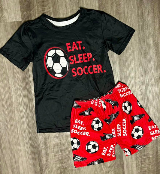 7-8T  ʀᴇᴀᴅʏ ᴛᴏ ꜱʜɪᴘ! Soccer Shorts Set