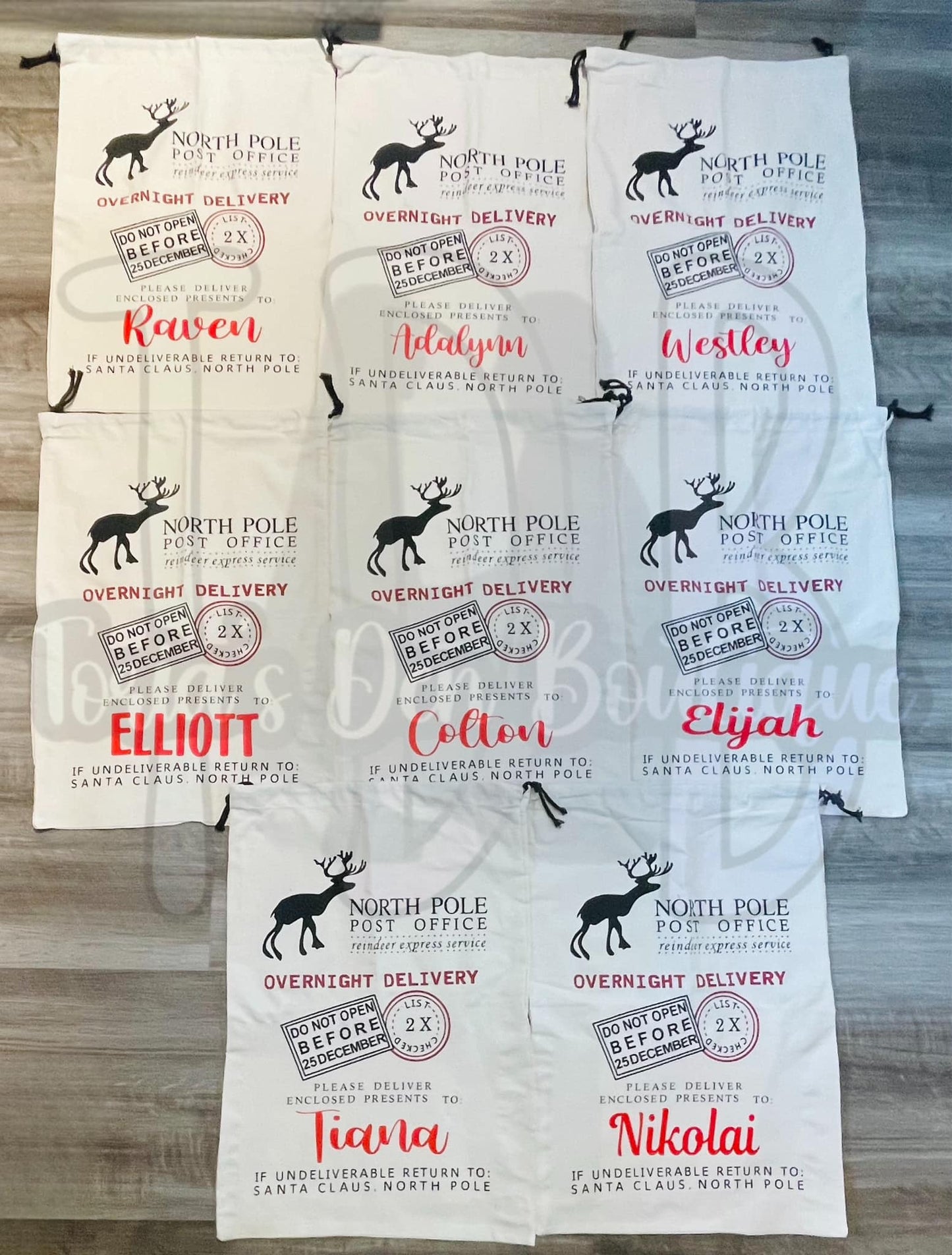 Personalized Santa Sacks Pre-Order