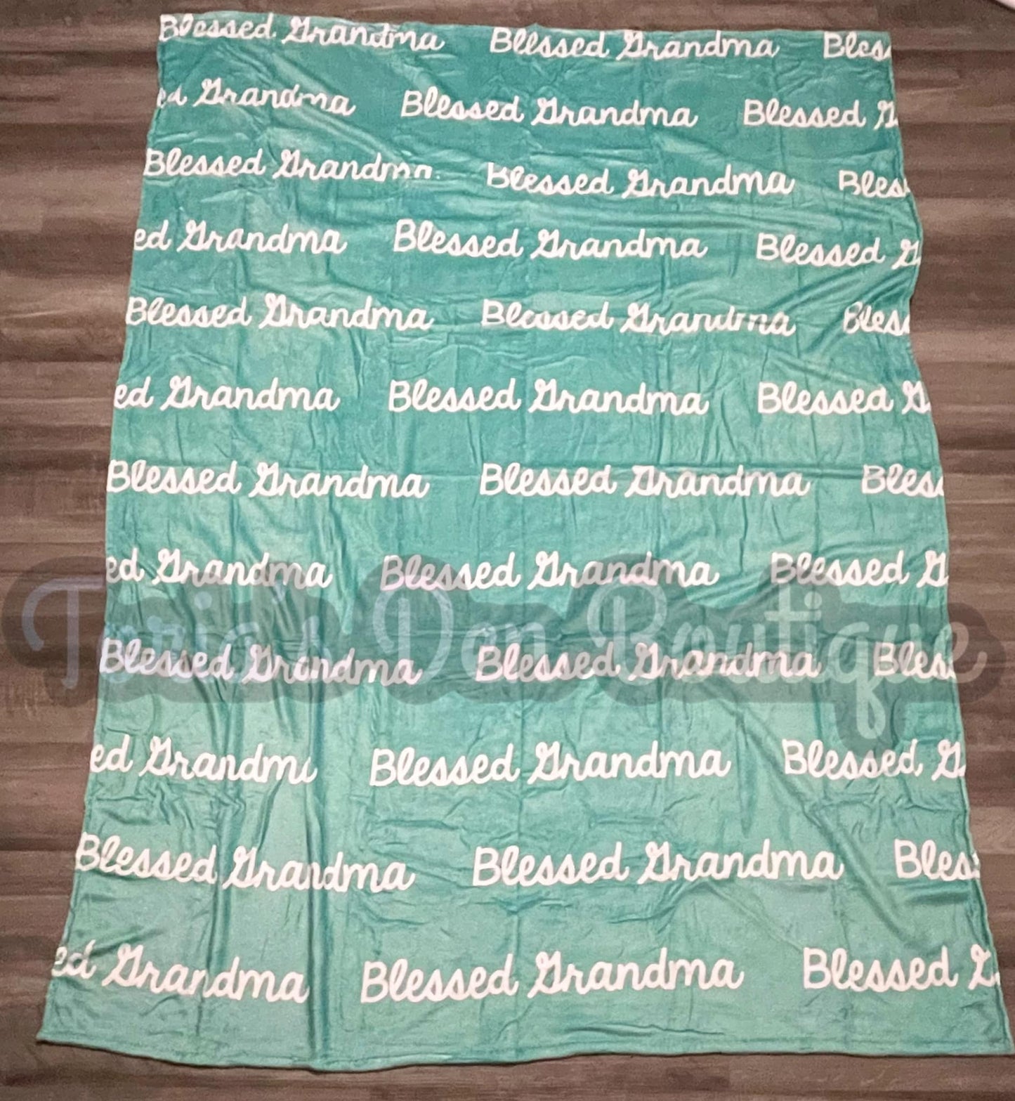 Name Blankets: Teal