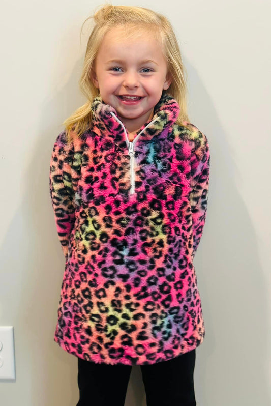 ᴡᴇᴇᴋʟʏ ᴘʀᴇ ᴏʀᴅᴇʀ Colorful Animal Print Fleece